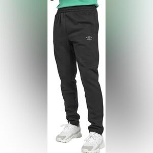 Umbro Black tapered knit Training Pants Workout XXL Track pants